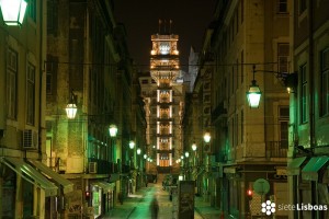 El <em>Elevador de Santa Justa</em> El <em>Elevador de Santa Justa</em>