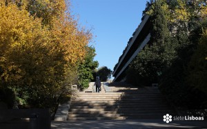 Imagen del exterior de la Fundación Gulbenkian, tomada por sieteLisboas.