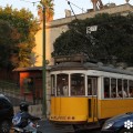 Tranvía 28E en la praça da Estrela. Fotografía de sieteLisboas.