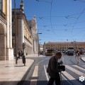 Imagen de la praça do Comércio tomada por el fotógrafo Diego Opazo, cedida a sieteLisboas.