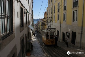 Los funiculares de Lisboa: El <em>Ascensor da Bica</em>