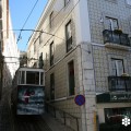 Fotografía del 'Ascensor do Lavra', tomada por Marta Tortajada en la Navidad de 2013, cedida a sieteLisboas.