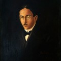 Imagen del Retrato de Fernando Pessoa, de Rodriguez Castañé, cedida por la Casa Fernando Pessoa (CFP) a sieteLisboas.