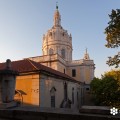 Imagen de la 'Basílica da Estrela' al atardecer, tomada por el fotógrafo Diego Opazo, cedida a sieteLisboas.