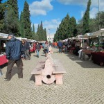 Imagen cedida del mercadillo de Belém, cedida por la Câmara Municipal de Lisboa.