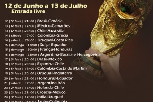 Retransmisiones Mundial Fútbol 2014 – Casa da América Latina