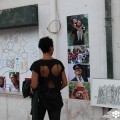 Fotografía de la 'Mostra de Artes Africanas', en el 'Largo de Intendente' tomada por sieteLisboas.