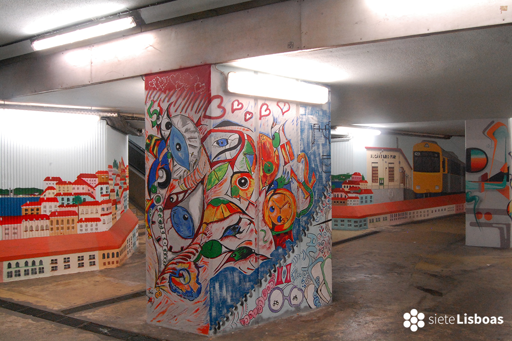 Fotografía del Pasaje de la Estación 'Alcântara-Mar' tomada por Antoaneta Roman, cedida a sieteLisboas.