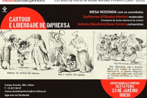 Mesa Redonda – Ilustradores y Libertad de Prensa- <em>Museu Bordalo Pinheiro</em>